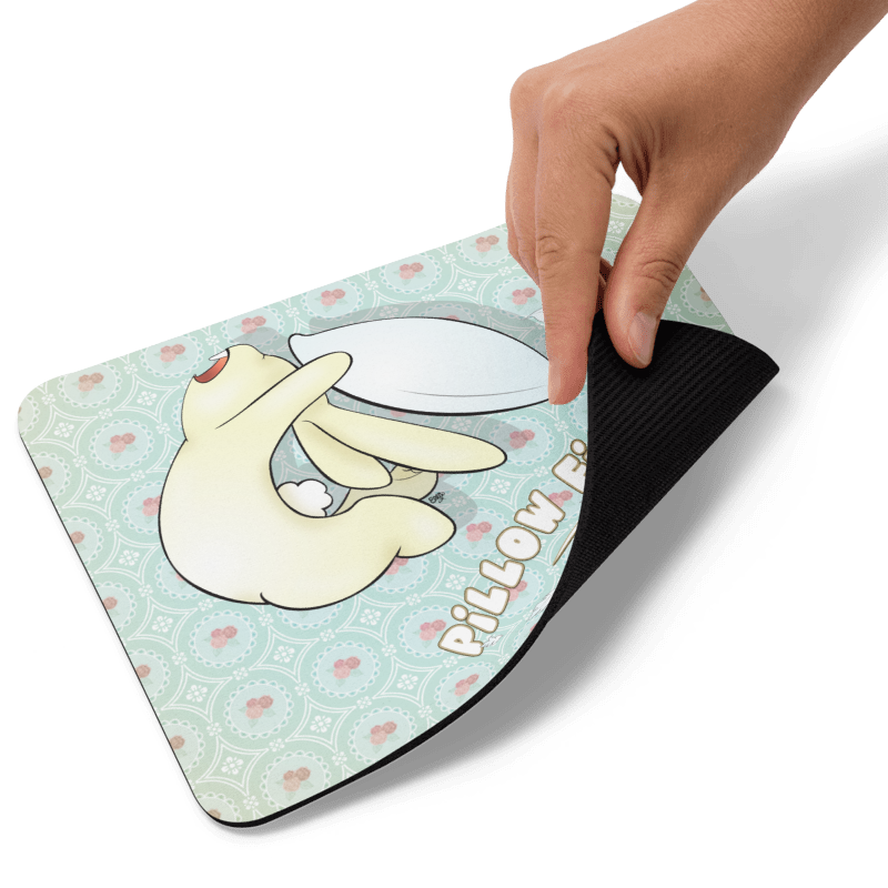 Bunny Pillow Fight | Mousepad | Fluffy Bunnies Collection