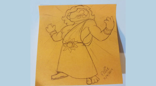 Apollo Drawing  – God of the Sun | Greek Mythology Art