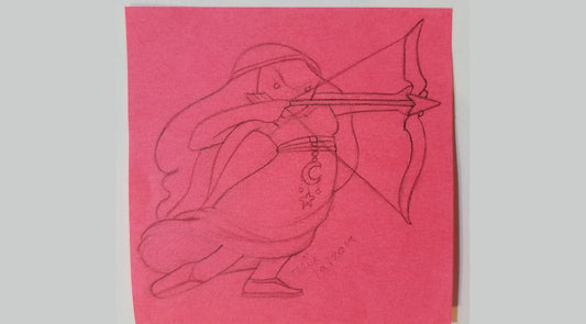 Artemis Drawing – Goddess of the Hunt | Greek Mythology Art, Cartoon Style