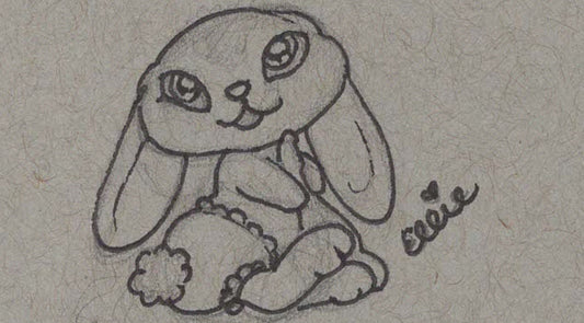 Baby Boy Bunny Sketch