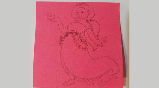 Demeter Drawing – Greek Goddess of Harvest | Greek Mythology Art, Cartoon Style