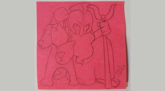 Hades Drawing – God of the Underworld | Greek Mythology Art, Cartoon Style