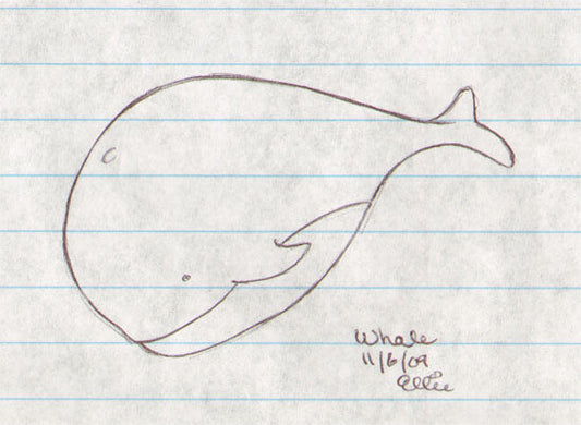 Sketch of Dale the Whale