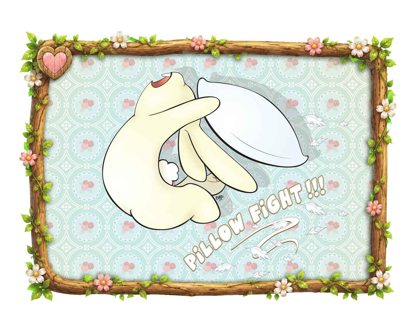 Bunny Pillow Fight