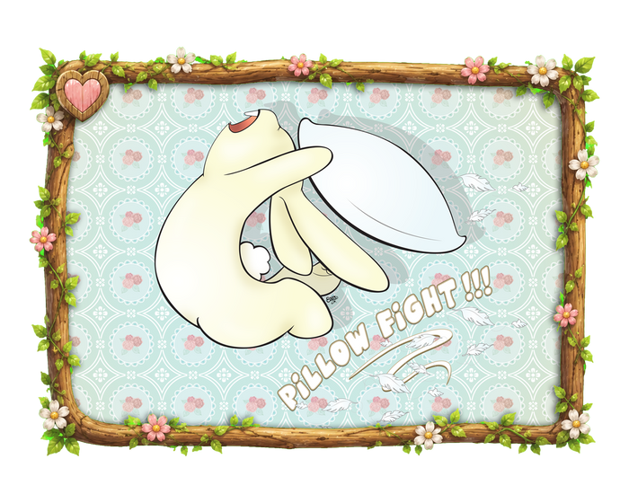 Bunny Pillow Fight
