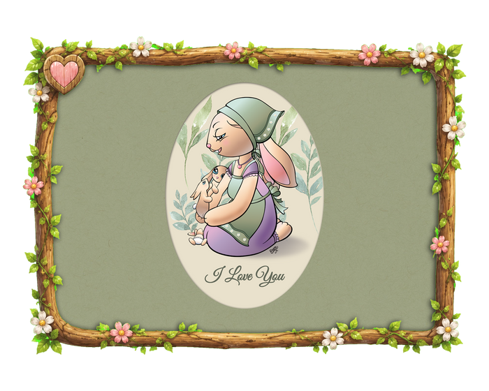 Mommy Bunny and Babies