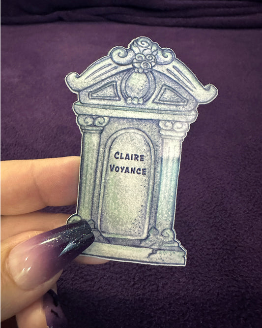 MAGNET: Tombstone for Claire Voyance
