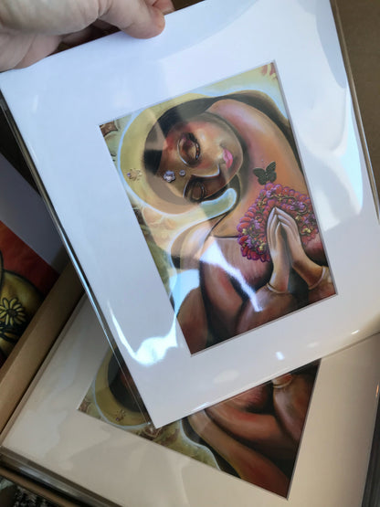 FINE ART PRINT: ‘Butterfly Madonna’ Fine Art Print in White Matte (Available Sizes: 8x10, 11x14, 16x20)