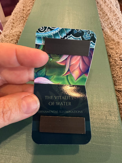 MAGNETIC BOOKMARK: 'The Vitality of Water' Fine Art Painting