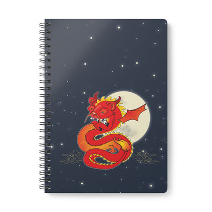 Liu the Chinese Dragon Gets Ready for Bed | 150 page Spiral Bound Notebook