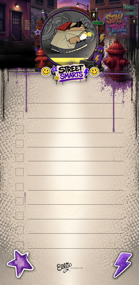 G Dawg magnetic notepad from the Street Smarts Collection