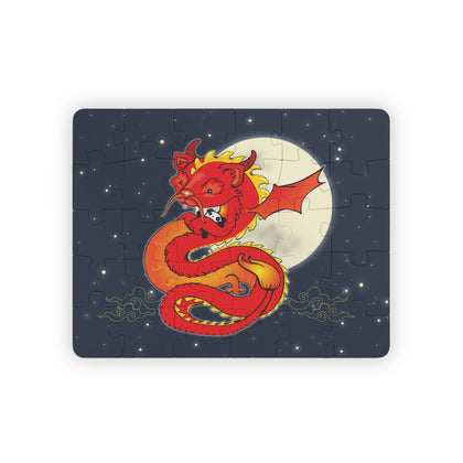 LIU LIU THE CHINESE DRAGON Cartoon Kids Puzzle (30 Piece) - Fun Learning Activity Gift for Kids