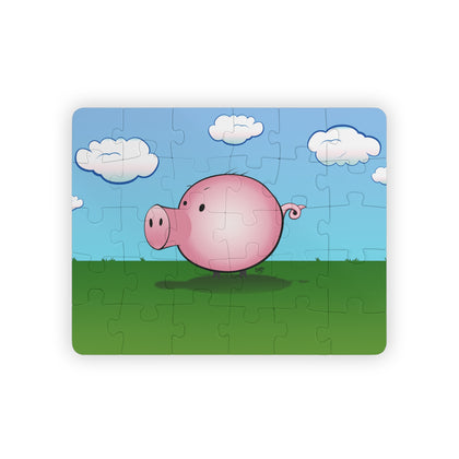 MOOGY THE PIG Cartoon Kids Puzzle (30 Piece) - Fun Learning Activity Gift for Kids