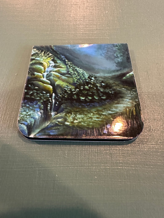 MAGNETIC BOOKMARK: 'Into the Woods at Twilight' Fine Art Painting