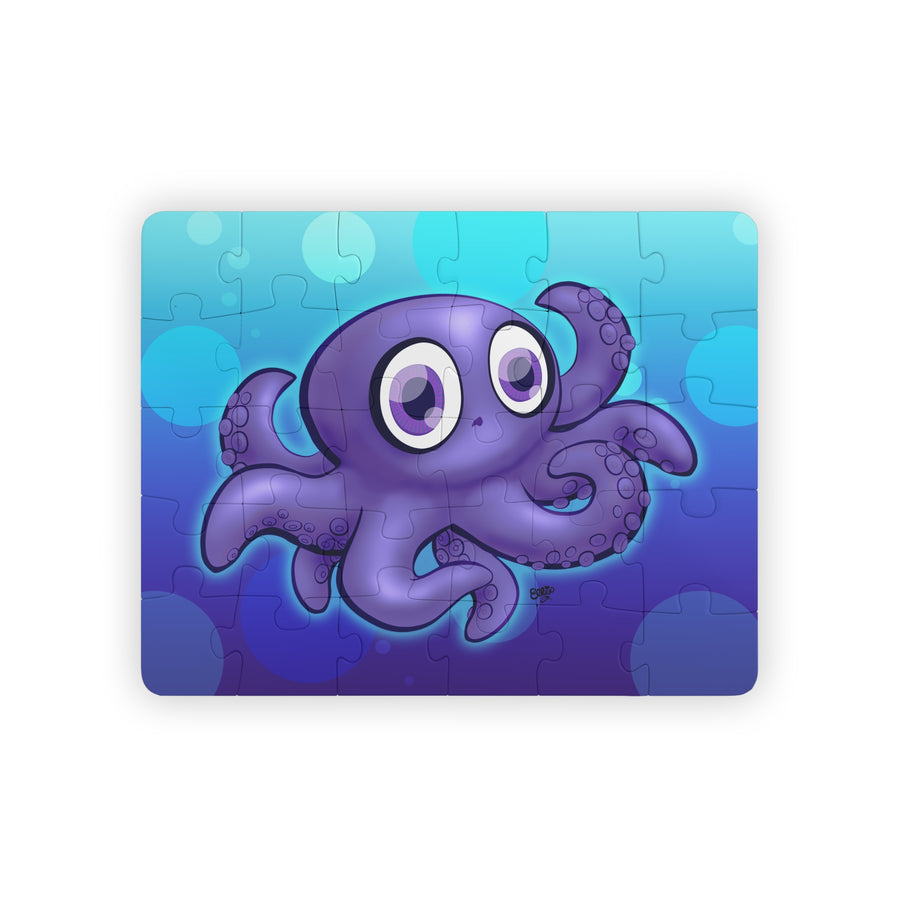 Baby Octopus Cartoon Kids Puzzle (30 Piece) - Fun Learning Activity Gift for Kids