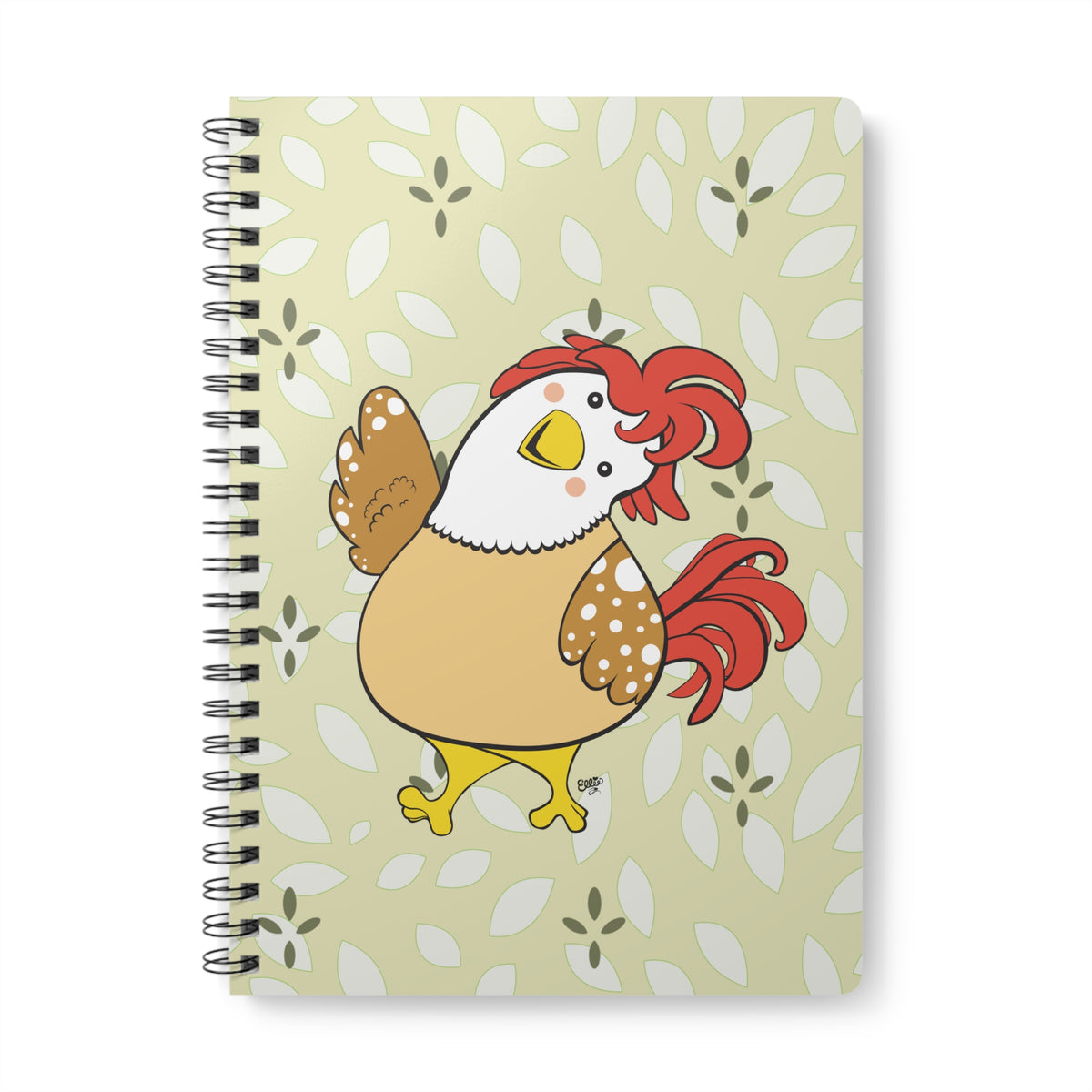 Notebook Chicken FRIENDLY CHICKEN Cartoon Notebook – 150 Lined Pages A5 Wirobound Softc ...