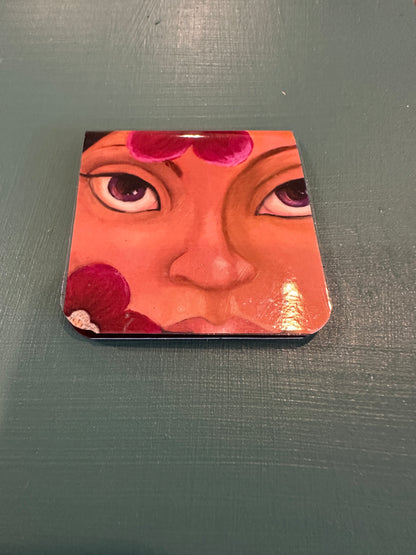 MAGNETIC BOOKMARK: 'Flower Fall' Fine Art Painting