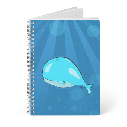 DALE THE WHALE Cartoon Notebook – 150 lined pages A5 Wirobound Softcover