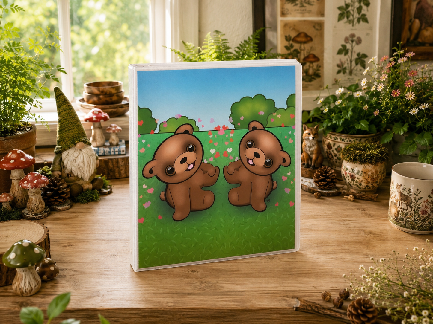 Baby Bears 3-Ring Binder – Cute Woodland Bear School Binder
