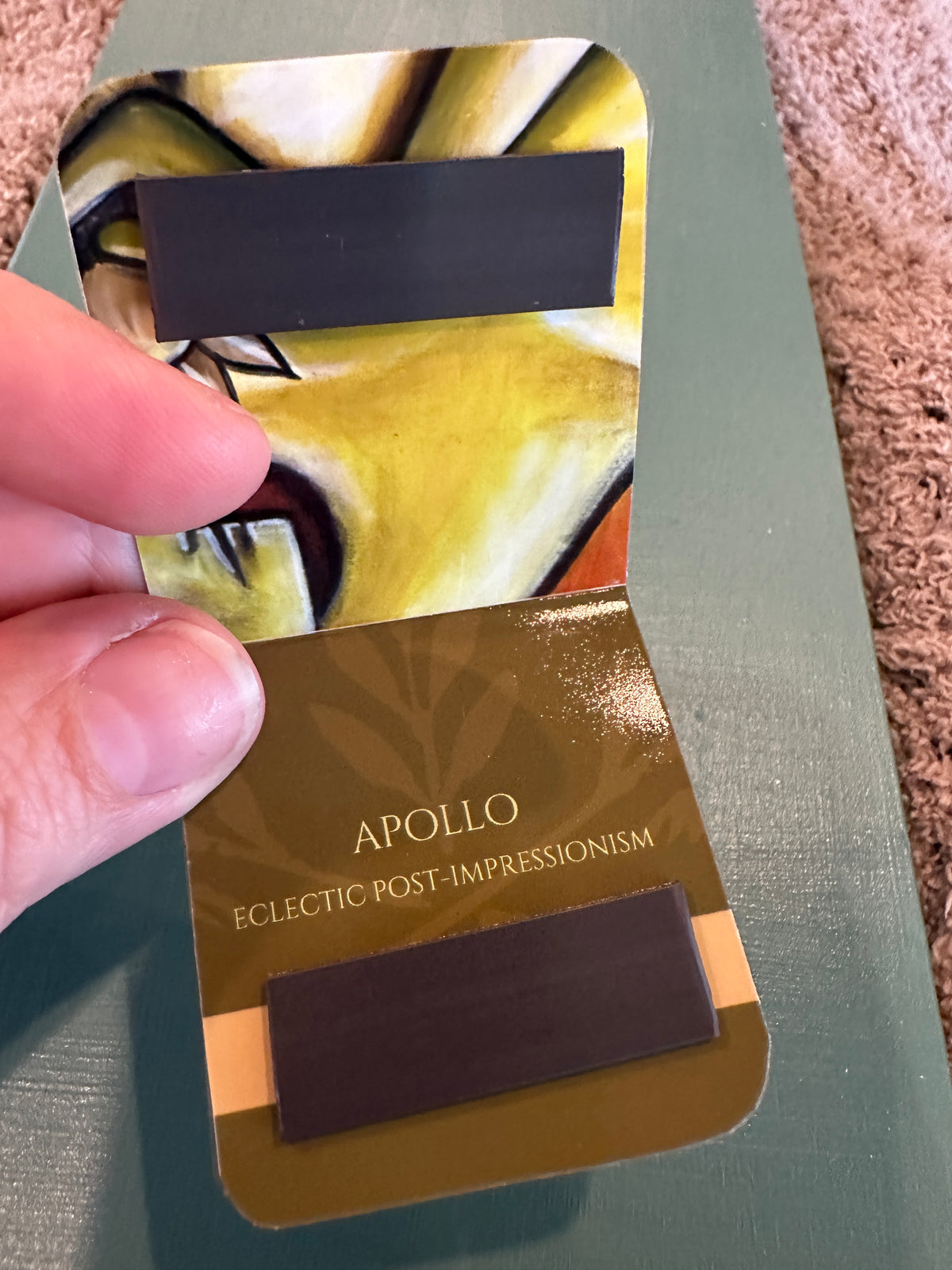 MAGNETIC BOOKMARK: 'Apollo' Fine Art Painting