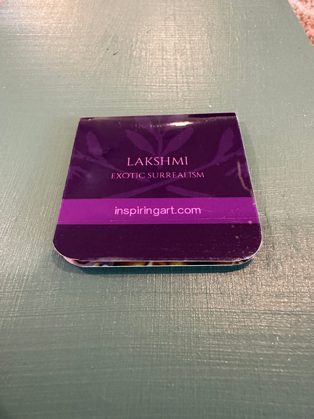 MAGNETIC BOOKMARK: 'Lakshmi the Goddess of Wealth and Good Fortune' Fine Art Painting