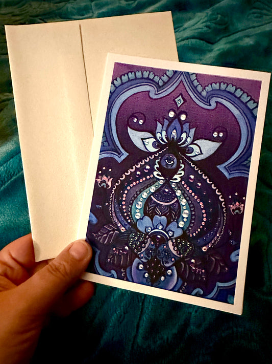 GREETING CARD: 'Sacred Vision' Fine Art Painting