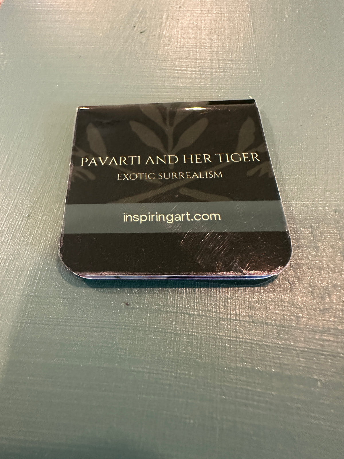 MAGNETIC BOOKMARK: 'Pavarti and Her Tiger' Fine Art