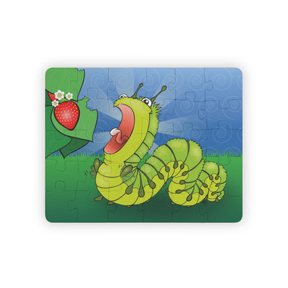 NOM NOM CATERPILLAR Cartoon Kids Puzzle (30 Piece) - Fun Learning Activity Gift for Kids