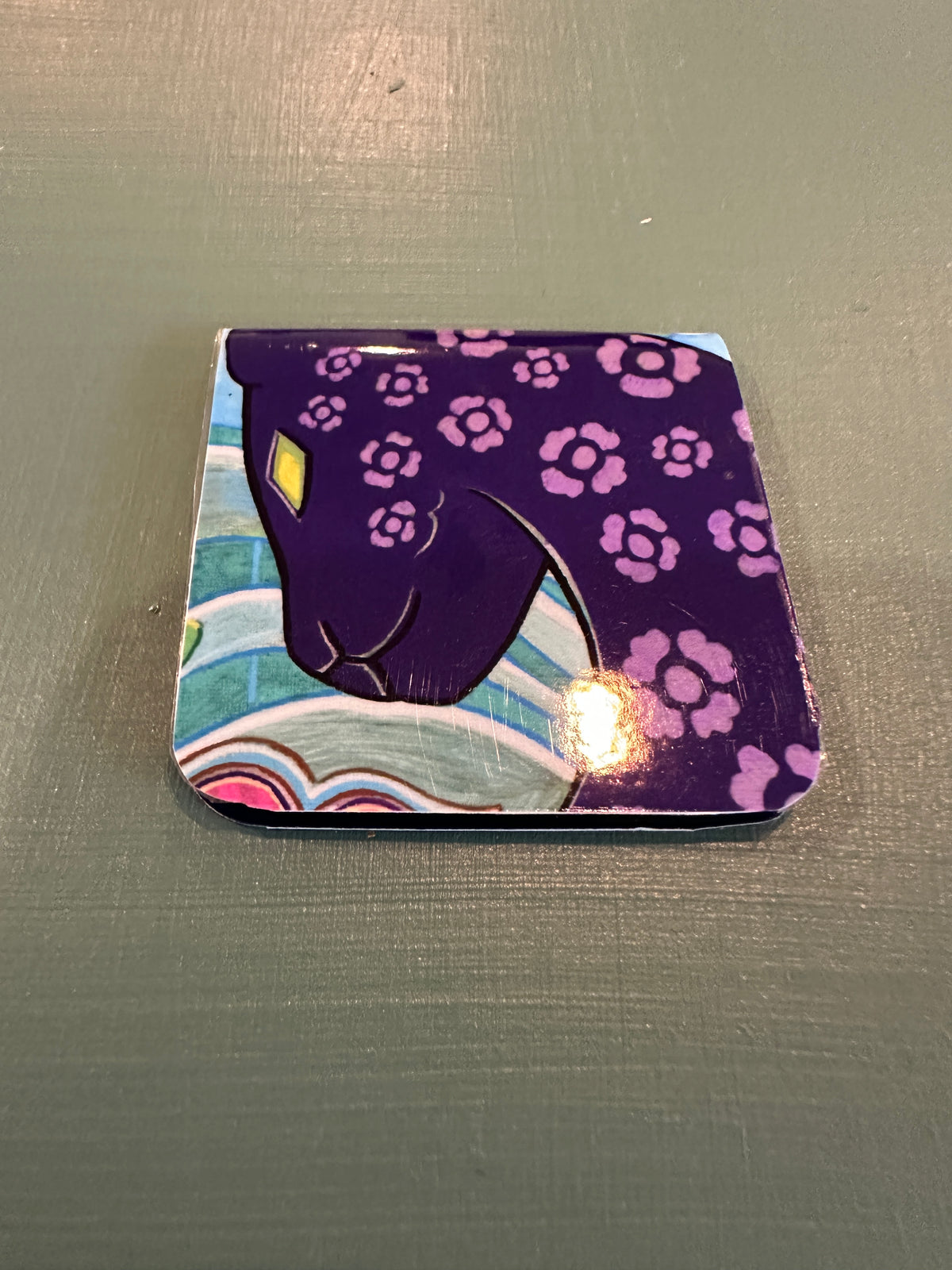 MAGNETIC BOOKMARK: 'Queen of the Moonlit Garden' Fine Art Painting