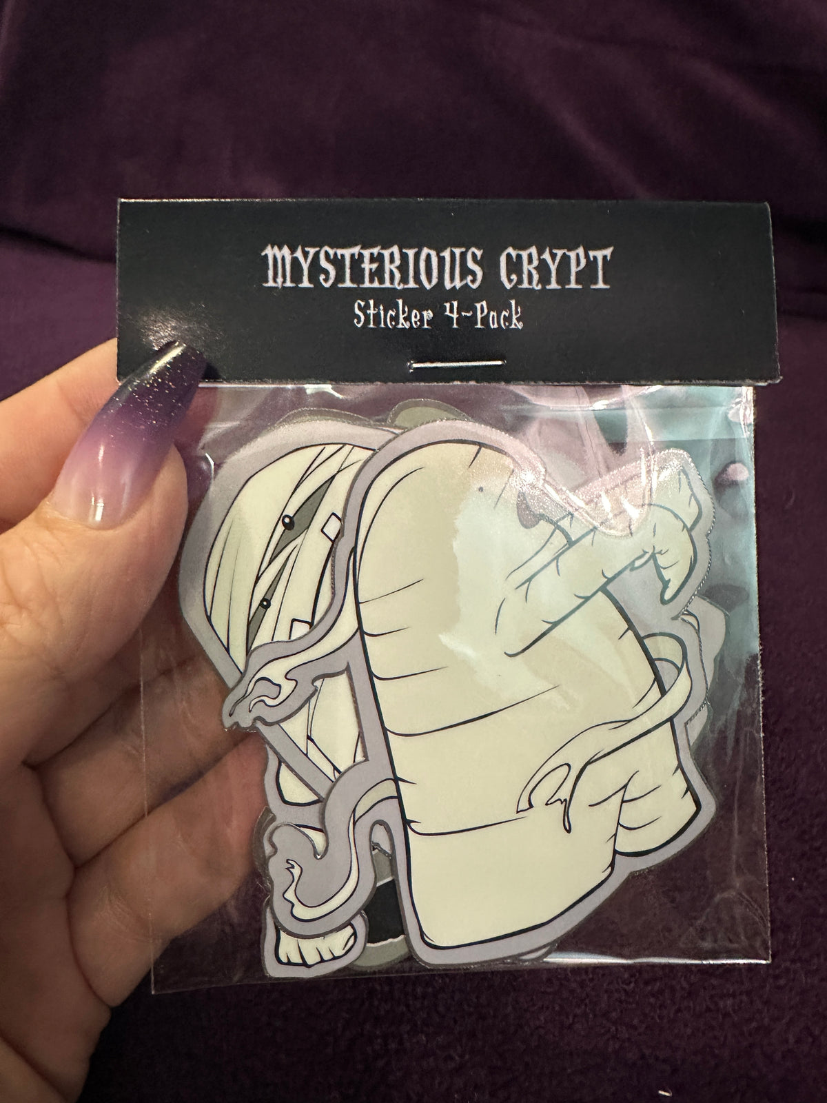 STICKER PACK: Mysterious Crypt 4-Pack