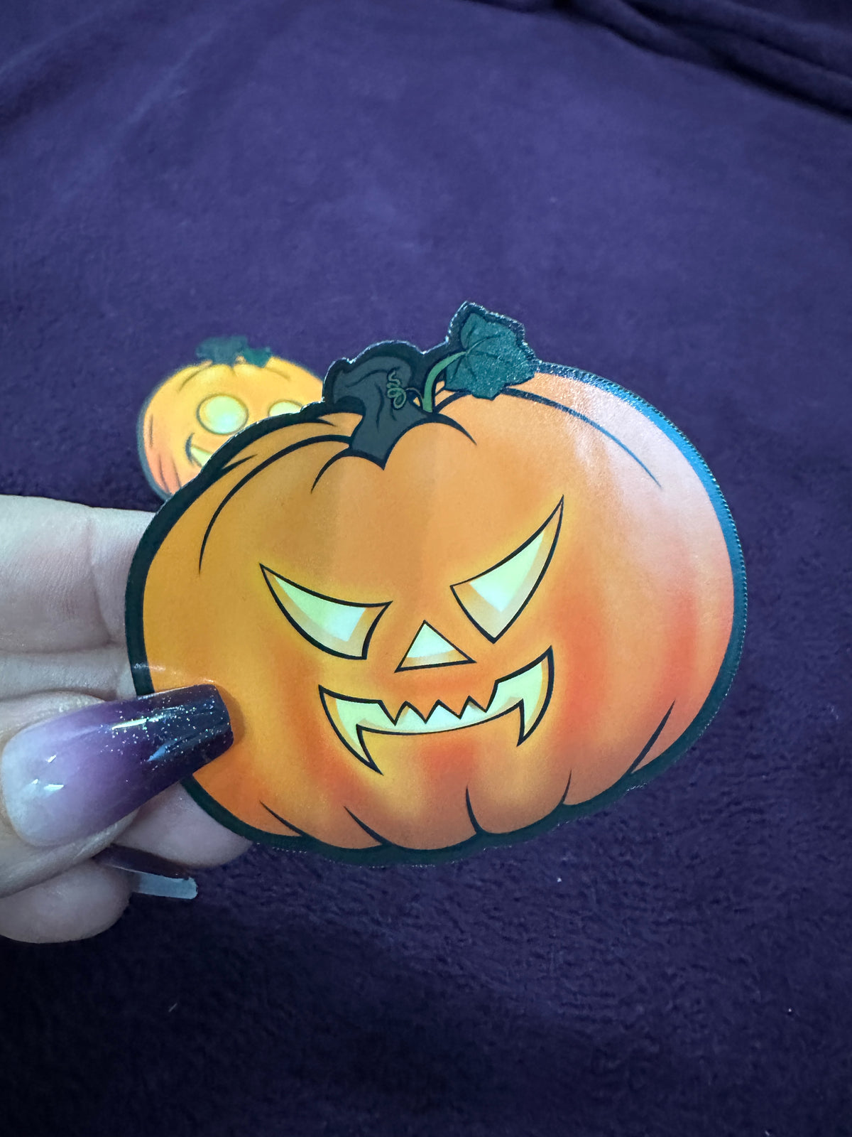 STICKER PACK: Perilous Pumpkin Pack, Set 2 with Skull-Faced Steve | 4-Pack