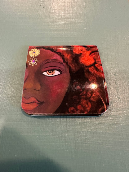 MAGNETIC BOOKMARK: 'Sun-Kissed with Gold' Fine Art Painting