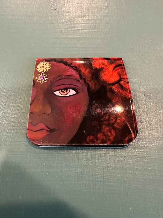 MAGNETIC BOOKMARK: 'Sun-Kissed with Gold' Fine Art Painting