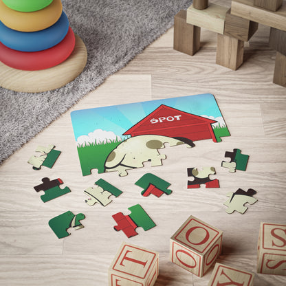 SPOT THE PUPPY Cartoon Kids Puzzle (30 Piece) - Fun Learning Activity Gift for Kids