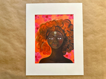 FINE ART PRINT: ‘Sun-Kissed with Gold’ Fine Art Print in White Matte (Available Sizes: 8x10, 11x14, 16x20)