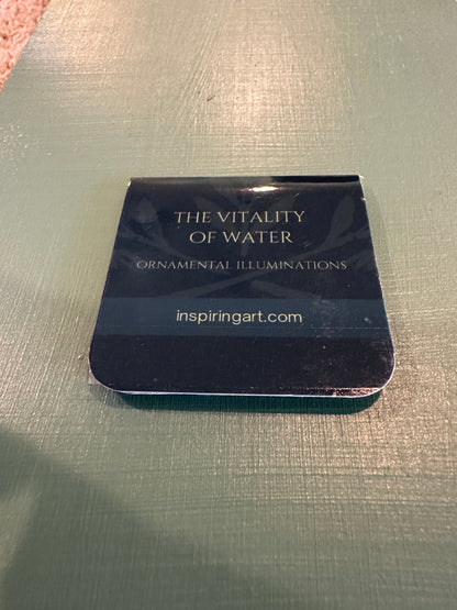 MAGNETIC BOOKMARK: 'The Vitality of Water' Fine Art Painting