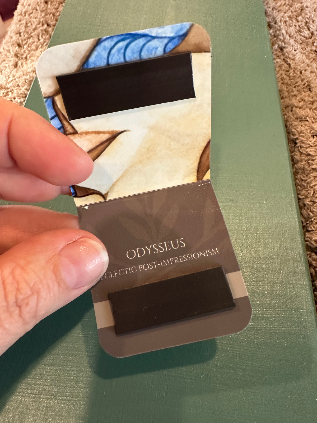 MAGNETIC BOOKMARK: 'Odysseus' Fine Art Painting