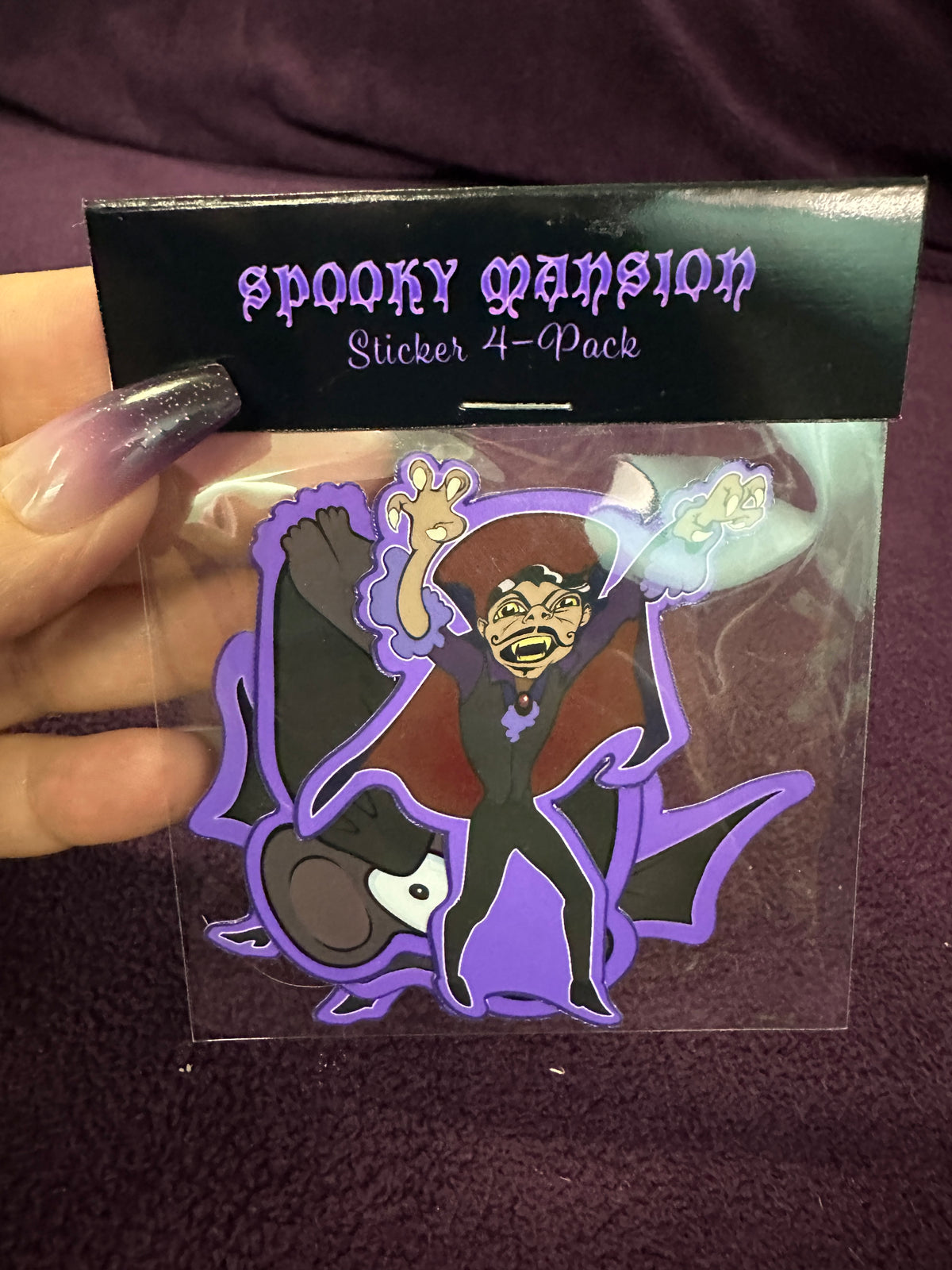 STICKER PACK: Spooky Mansion 4-Pack