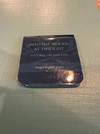 MAGNETIC BOOKMARK: 'Into the Woods at Twilight' Fine Art Painting