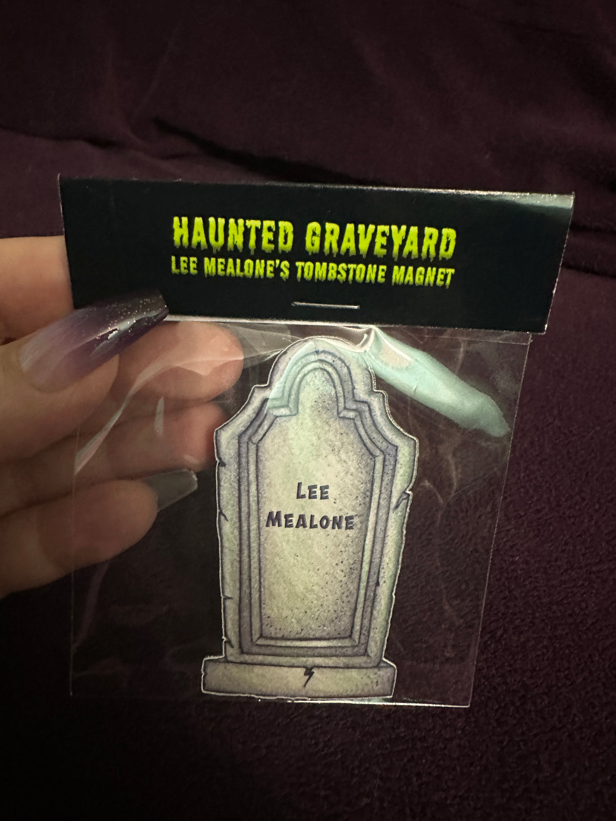 MAGNET: Tombstone for Lee Mealone