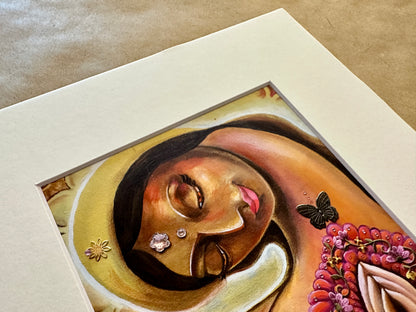 FINE ART PRINT: ‘Butterfly Madonna’ Fine Art Print in White Matte (Available Sizes: 8x10, 11x14, 16x20)