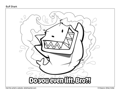 Printable Cartoon Art Coloring Book | 44 Kids Coloring Pages Digital Download