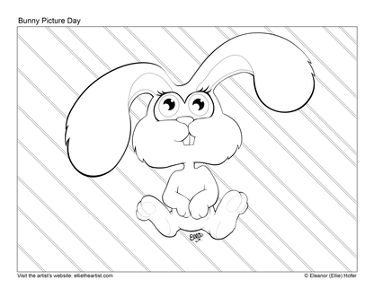 Printable Cartoon Art Coloring Book | 44 Kids Coloring Pages Digital Download