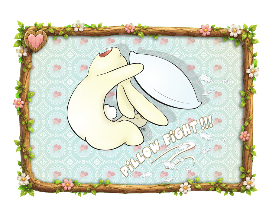 Bunny Pillow Fight