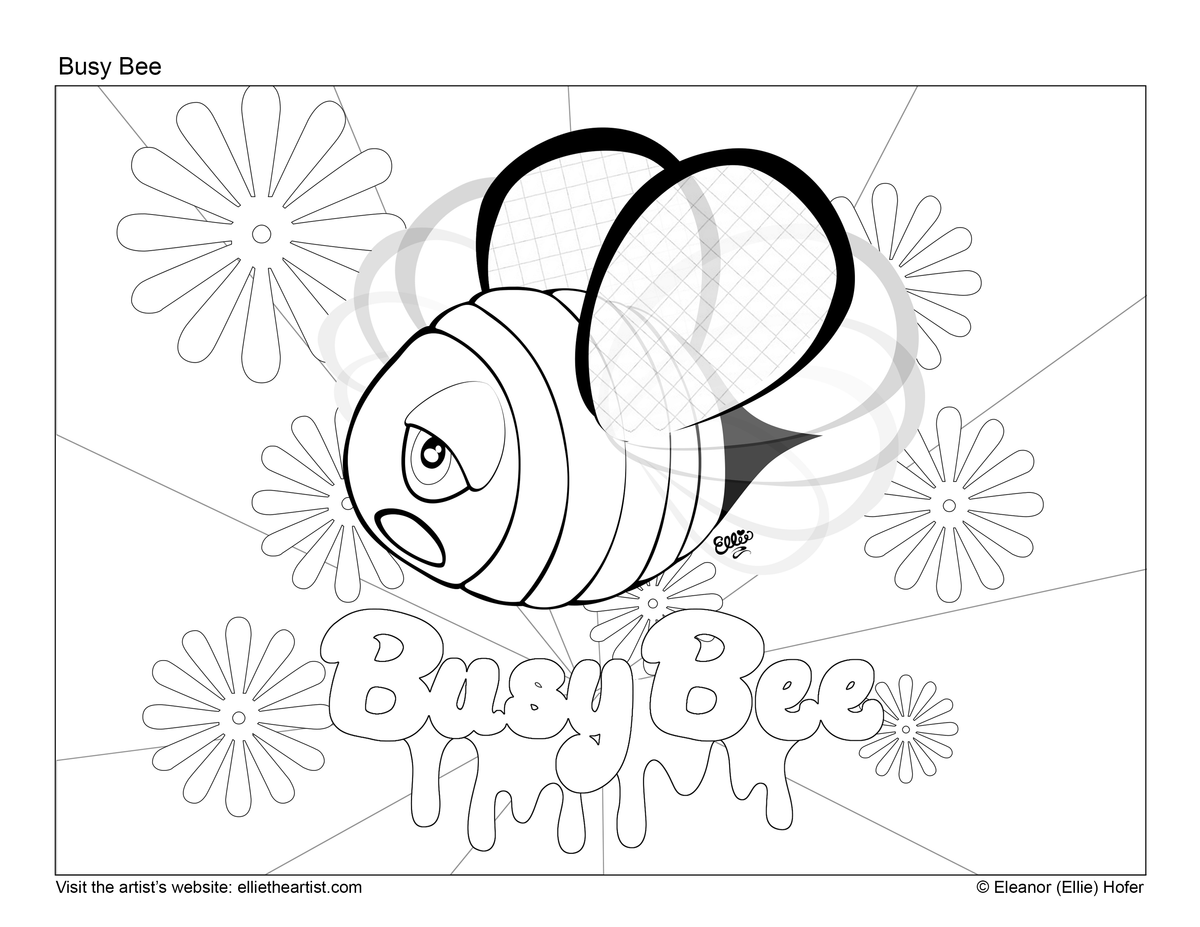Printable Cartoon Art Coloring Book | 44 Kids Coloring Pages Digital Download