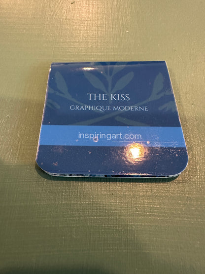 MAGNETIC BOOKMARK: 'The Kiss' Fine Art Painting