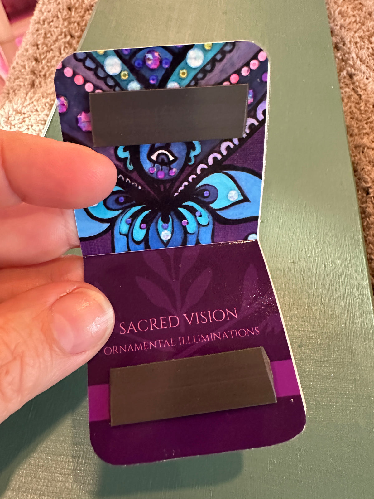 MAGNETIC BOOKMARK: 'Sacred Vision' Fine Art Painting