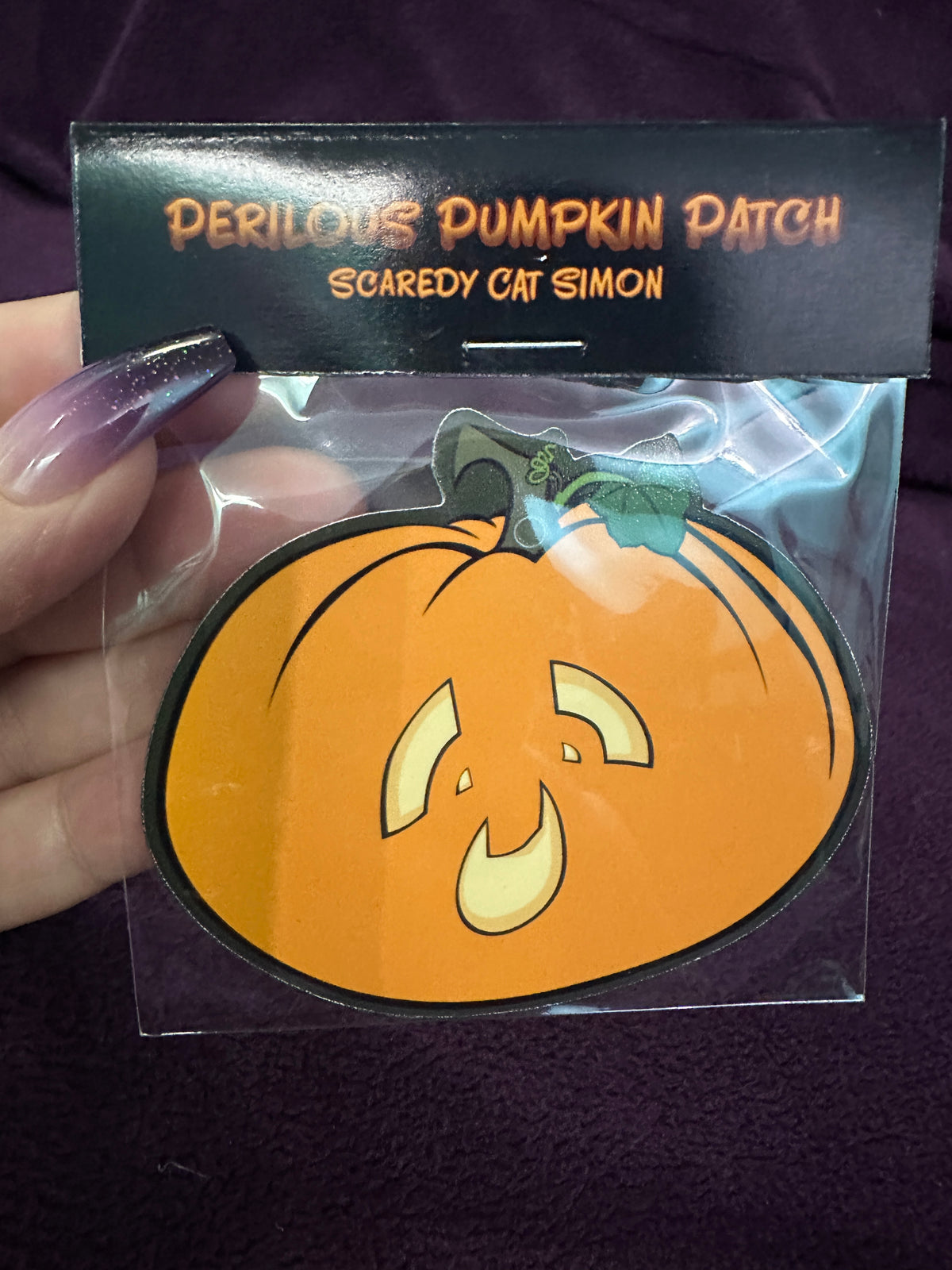 MAGNET: Pumpkin - Scaredy Cat Simon