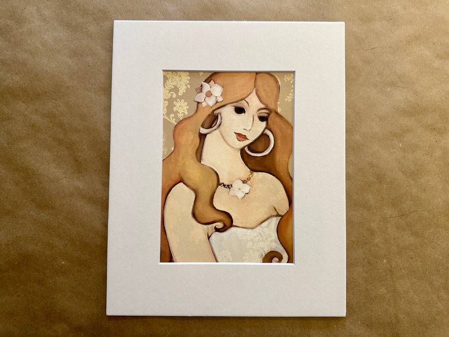 FINE ART PRINT: ‘Girl of Summer’ Fine Art Print in White Matte (Available Sizes: 8x10, 11x14, 16x20)