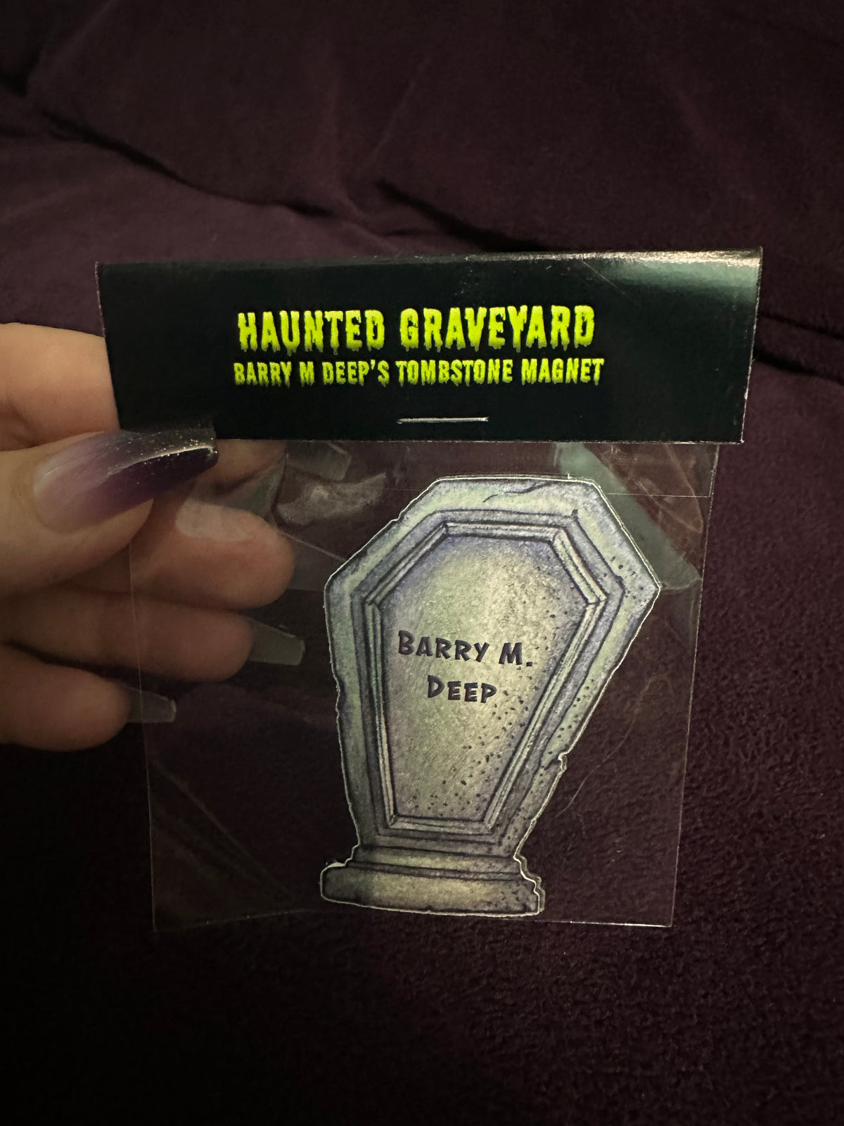 MAGNET: Tombstone for Barry M Deep